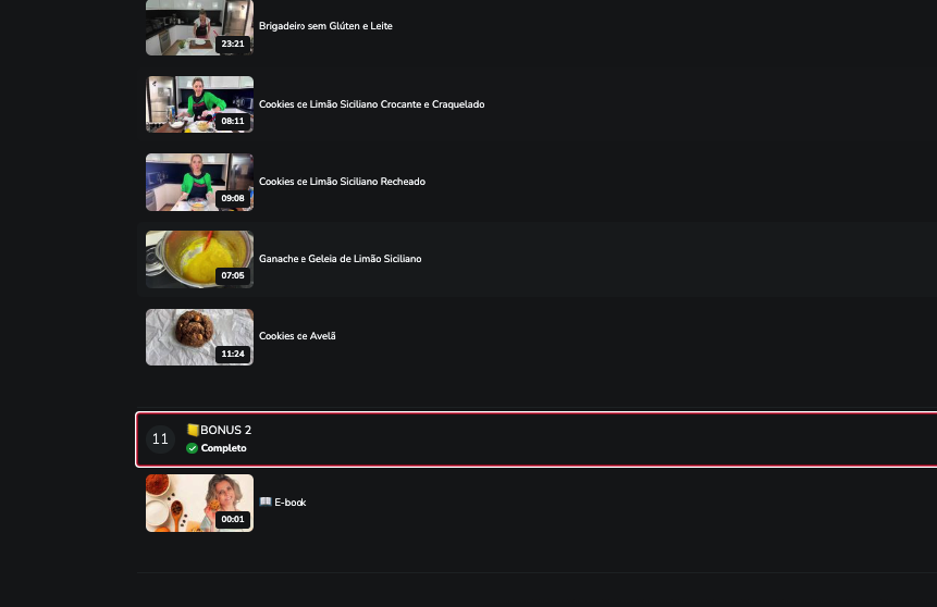 Aula em vídeo do curso
